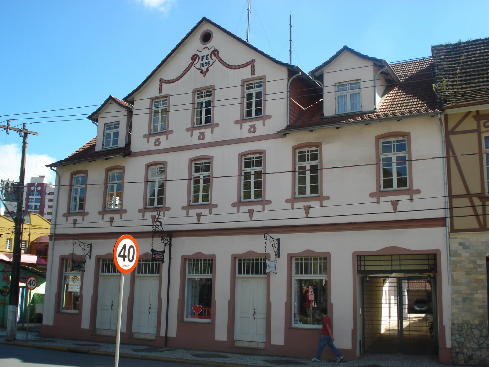 São Bento do Sul em fotos: Antigo Hotel Central