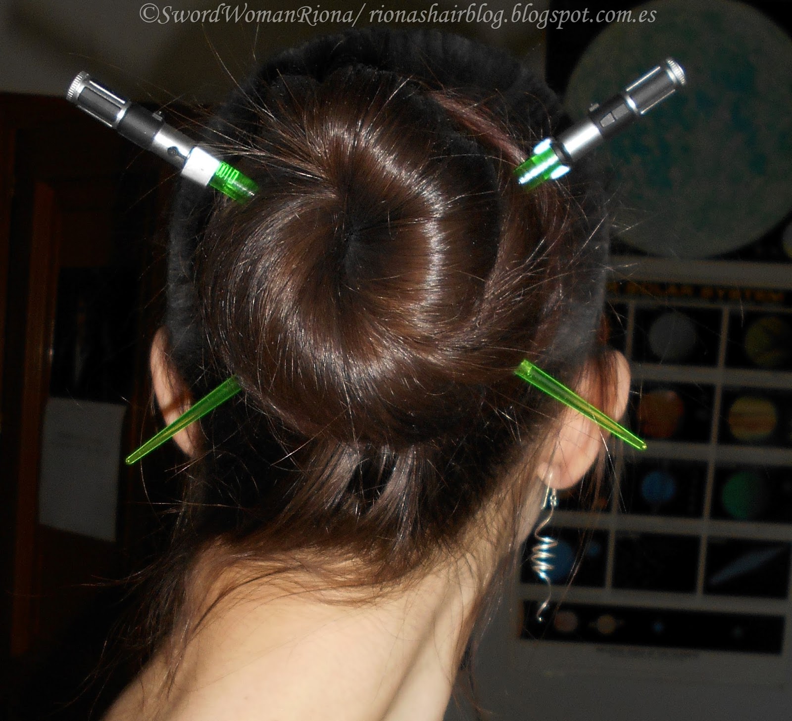 A Swordwoman's Natural Hair blog Hairstyles The Cinnamon bun (plus