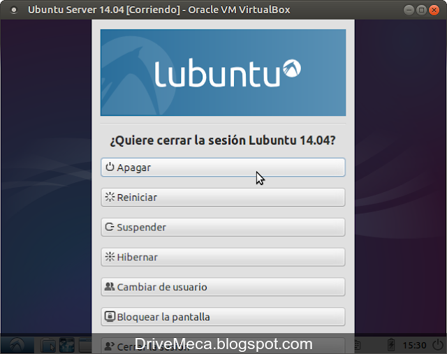 DriveMeca instalando modo gráfico en Ubuntu Server paso a paso