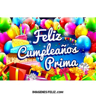 Feliz Cumpleaños Prima