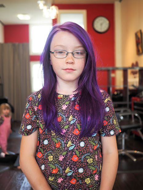 little hiccups purple hair