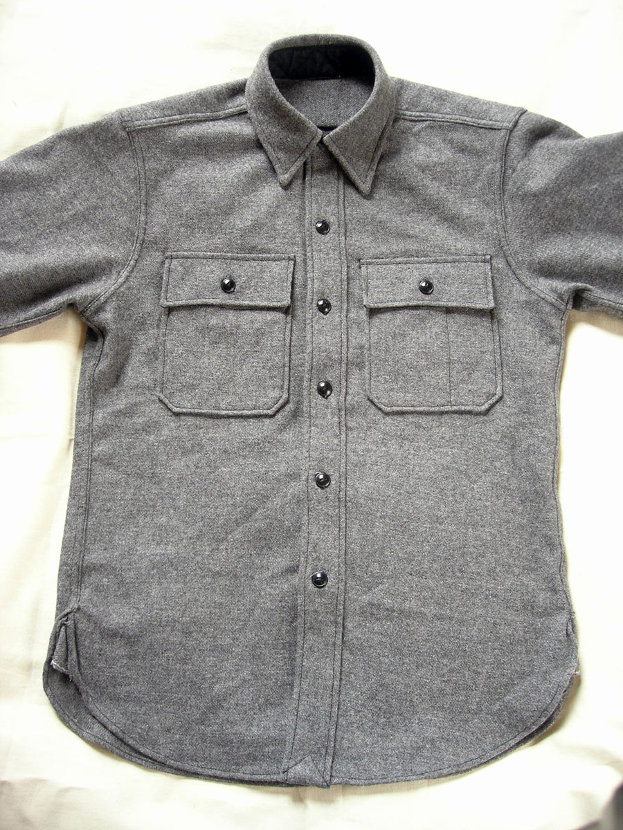 Russell's Shirts: Wool Work Shirt, with Chin- Strap