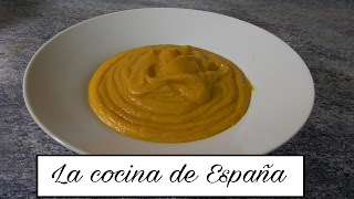 CREMA DE CALABAZA CON BONIATO