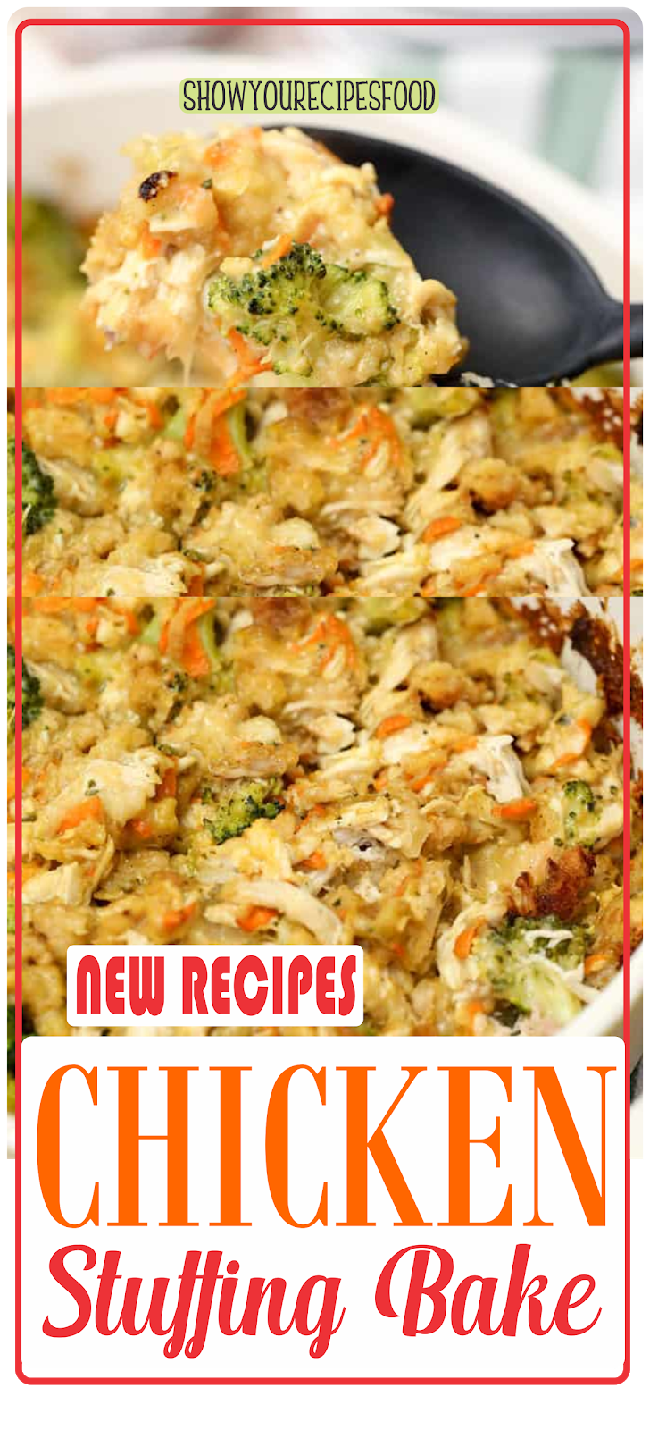Chicken Stuffing Bake | Show You Recipes