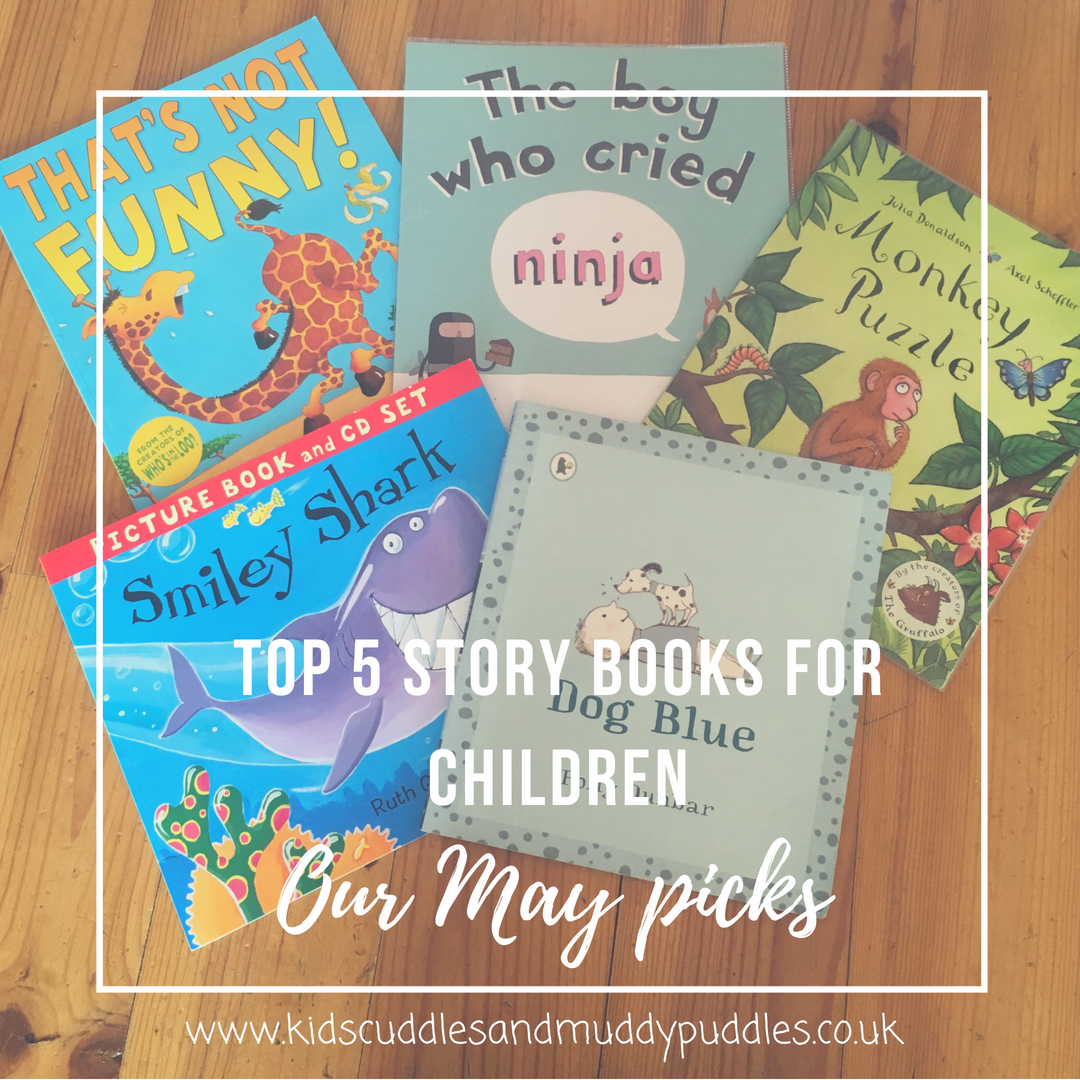 Kids, Cuddles and Muddy Puddles Top 5 story books for children under 5