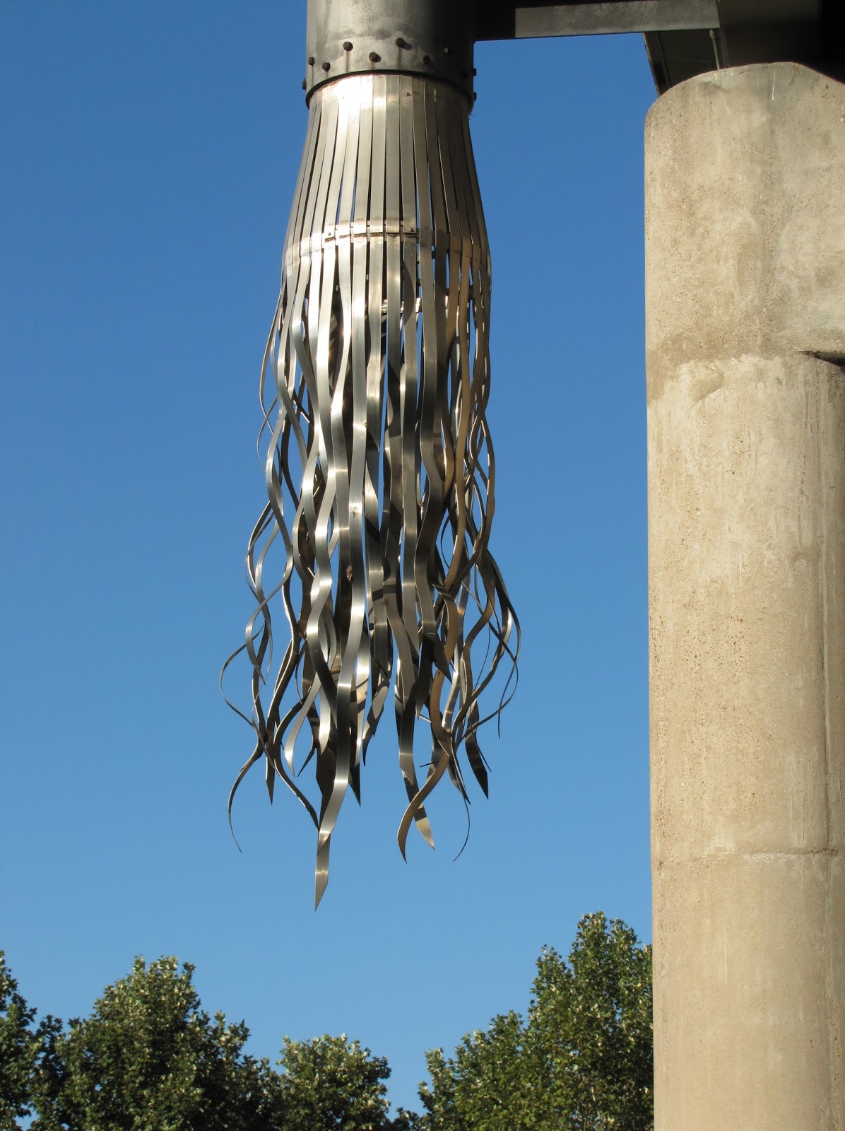 Houston in Pics Bridge Art The Buffalo Bayou Torches on the Gulf Free