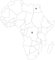 peta-negara-mesir-dan-kongo