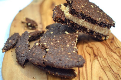 Anush Lini: Peanut Butter Chocolate Sandwich Cookies
