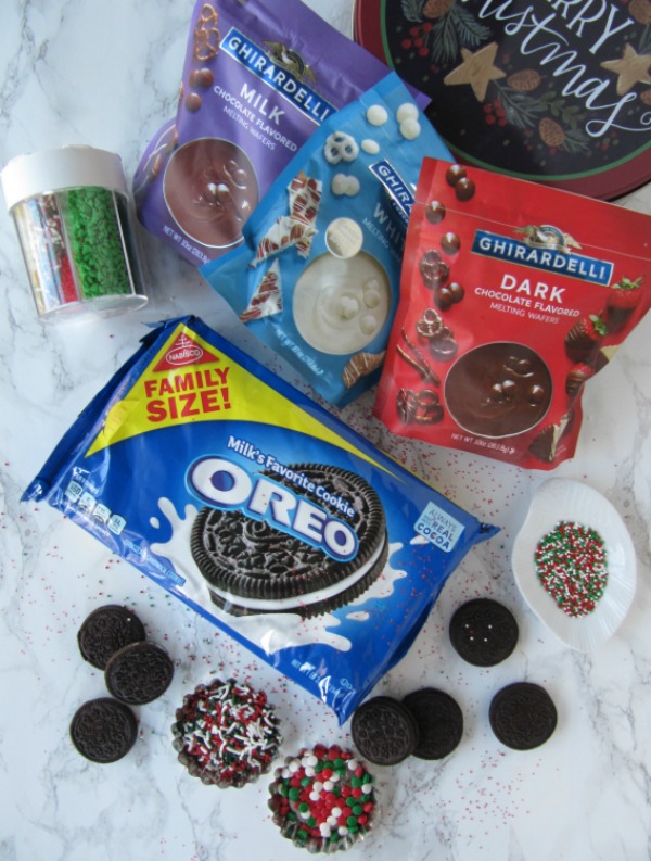 Pine Cones and Acorns Chocolate Covered Christmas Oreos