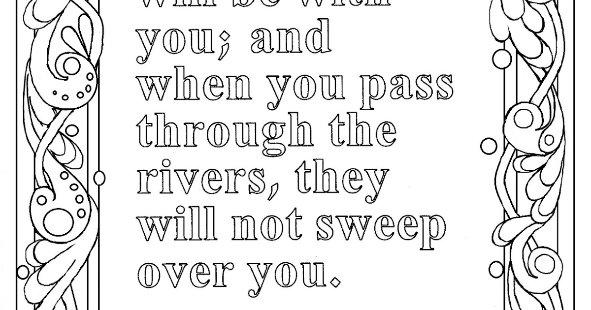 Coloring Pages for Kids by Mr. Adron Free Isaiah 432 Print and Color