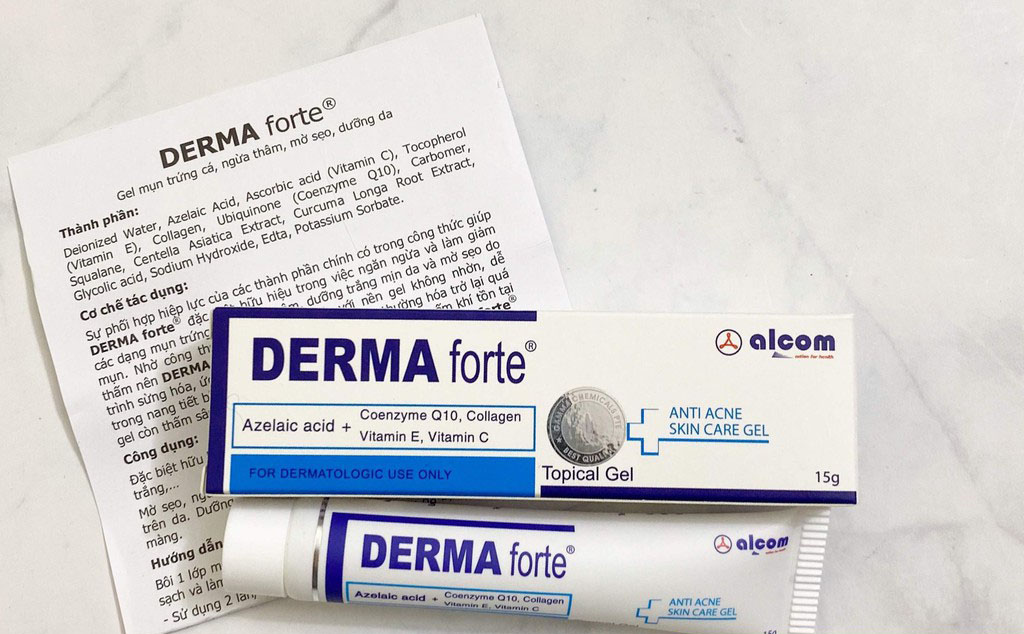 REVIEW] Derma Forte - kem trị mụn, ngừa thâm có thật sự tốt không ?