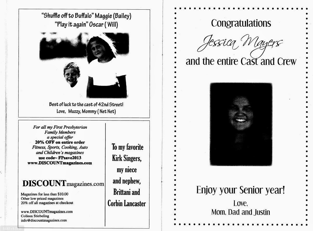 Kirk singer musical 2015 playbill ads