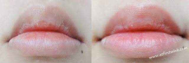 nanas 'B berry yogurt tint on lips