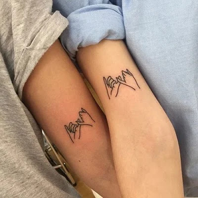 Peace and love Tattoo designs  best friend tattoos