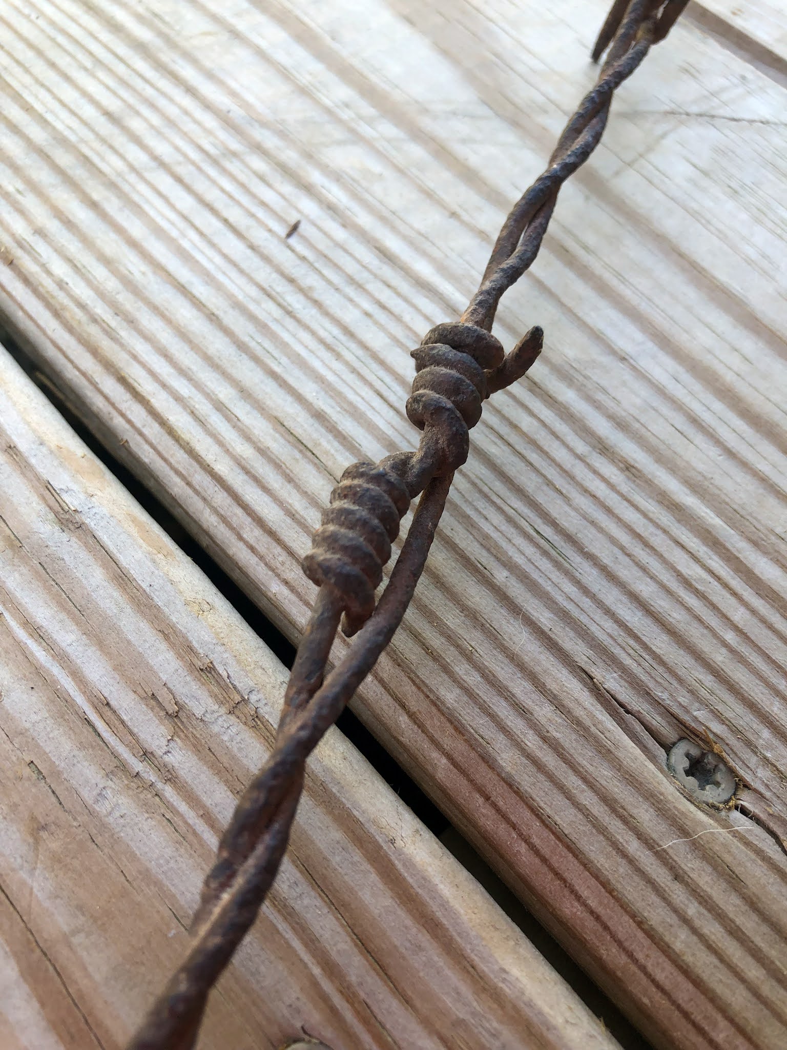 A Twist in History Haish barbed wire splice