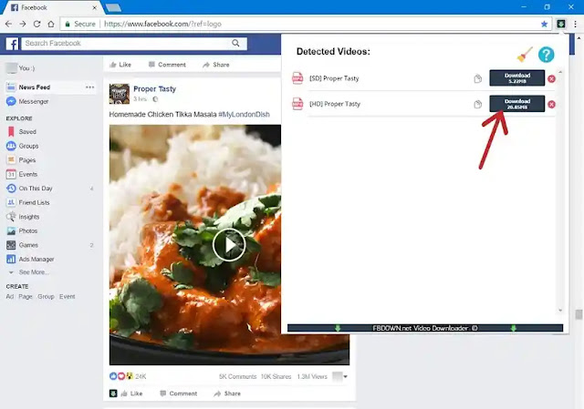How to Download Videos from Facebook (100% Working) ~ Computer tips and