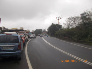 Monday(12/8/2019) :- Driving on the  Bhor Ghat from Lonavala