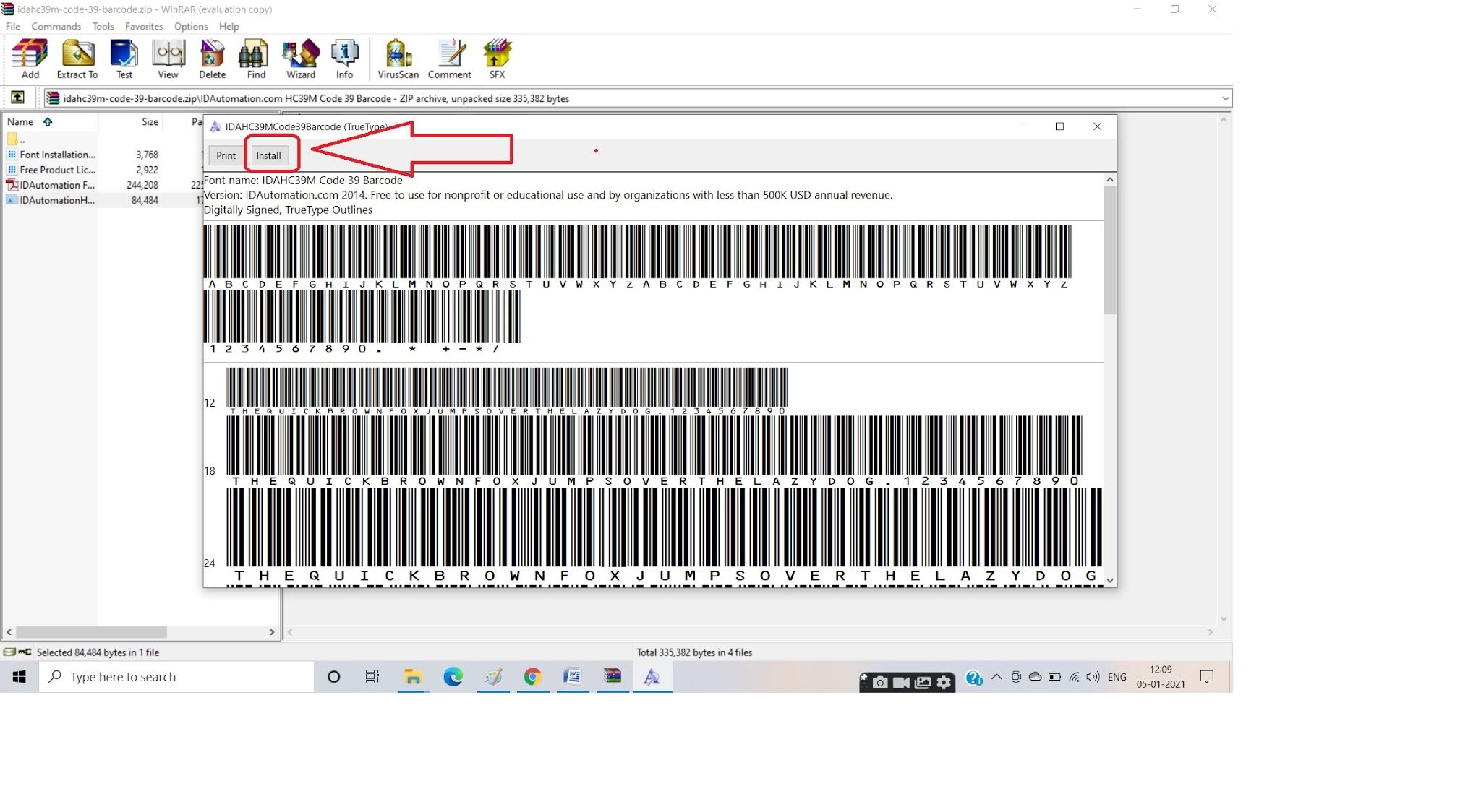 How to Create Barcode for Your Library In MSWord. Step By Step Guide