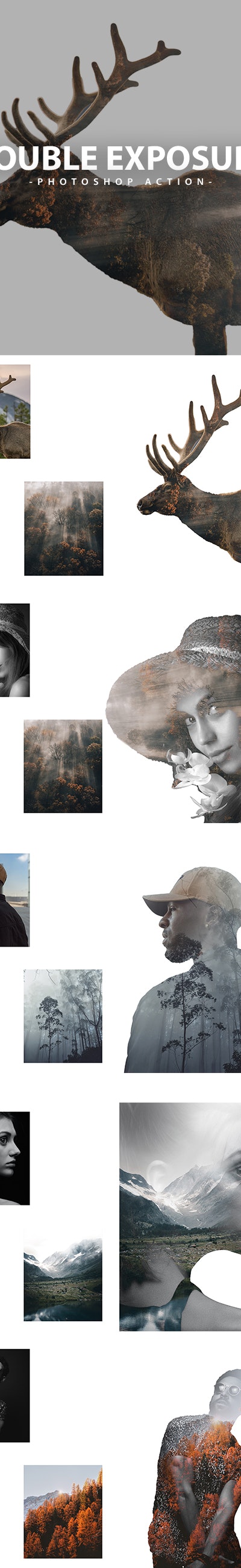 GraphicRiver - Double Exposure Photoshop Action 32912086 2