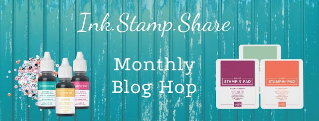 Ink Stamp Share November Blog Hop - Tree Decoration