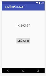 Activity- Intent Kavramları #Java 5 ilkekran