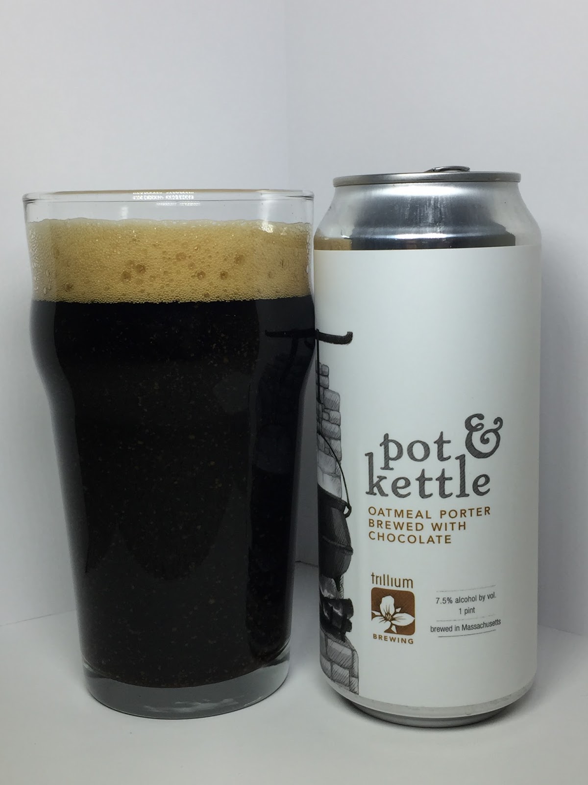 Threw Red Butter's Beer Reviews Trillium Pot & Kettle Oatmeal Porter