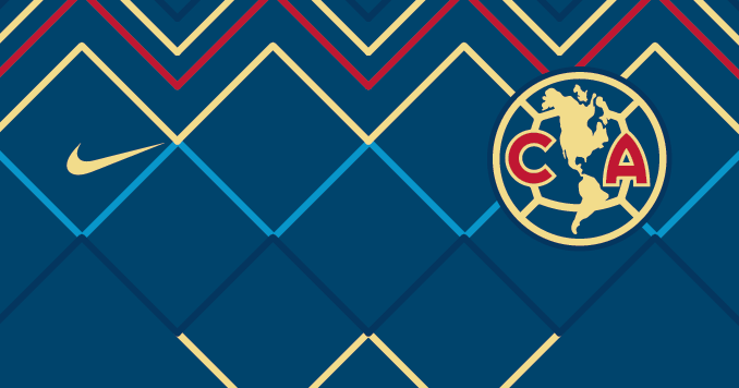 AMERICAnografico: Jersey Background - Club América - Mod160719