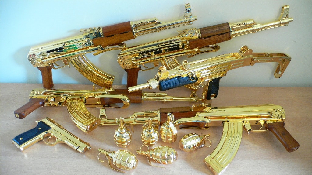 Gold Made Rare Guns in Dubai And Saudi Arabia(13photos) Pak GUNS