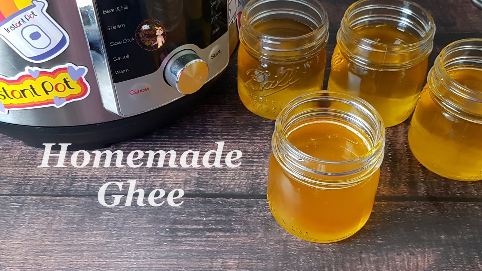 Homemade Desi Ghee in the Instant Pot / How to Make Ghee(Culinary Gold