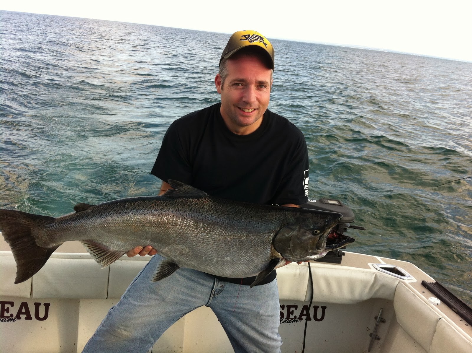 guide Lac Ontario saumon chinook . coho et truite steelhead