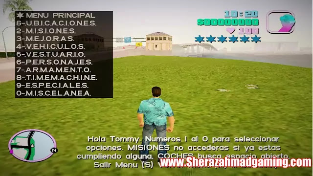 Mega Menu 1.0 for GTA Vice City