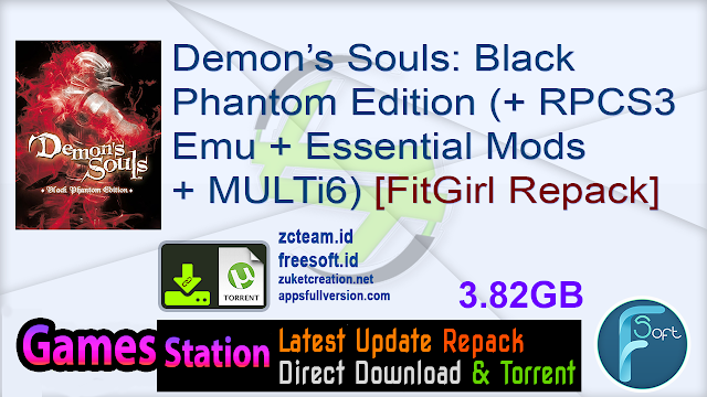 Demon’s Souls: Black Phantom Edition (+ RPCS3 Emu + Essential Mods + Multiplayer, MULTi6) [FitGirl Repack, Selective Download - from 3.2 GB]