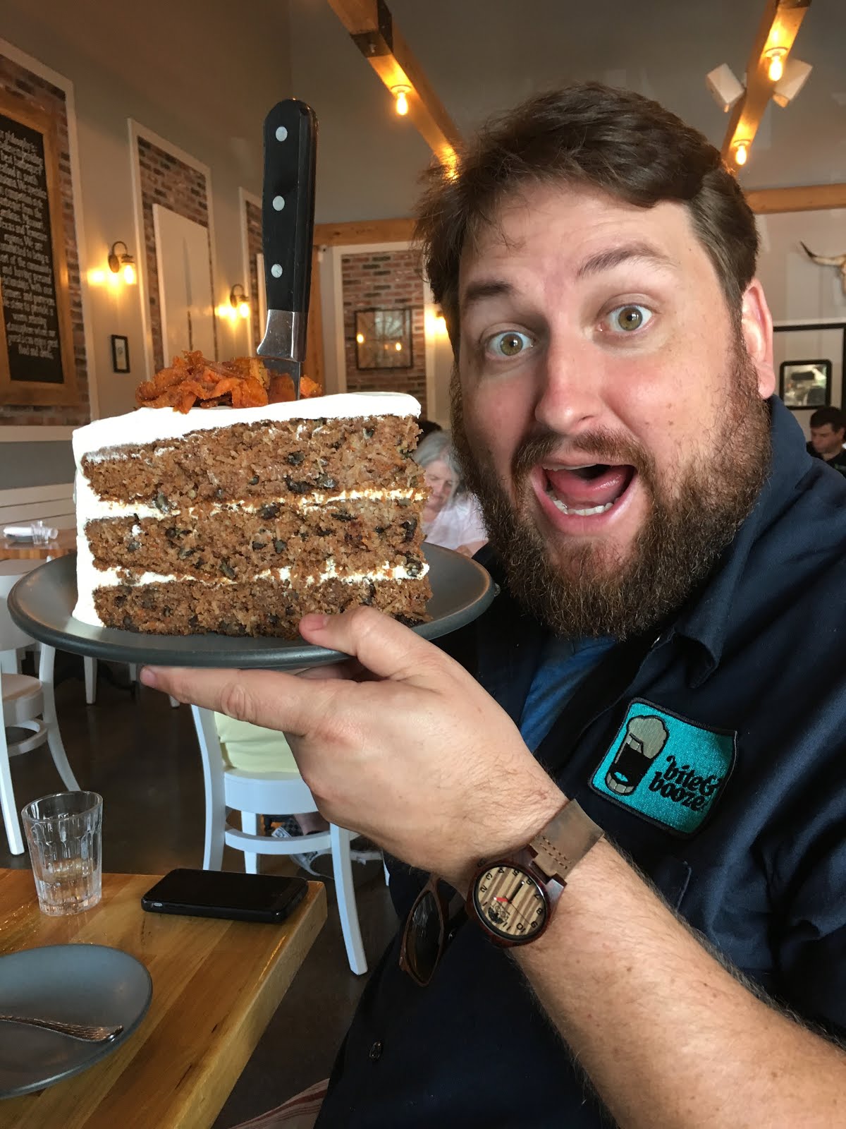 Bite and Booze That's not a carrot cake, THIS is a carrot cake BRQ