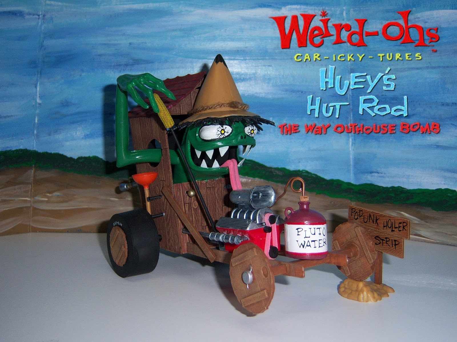 WeirdOhs Huey's Hut Rod the Way Outhouse Bomb Weird Fantastic Toy