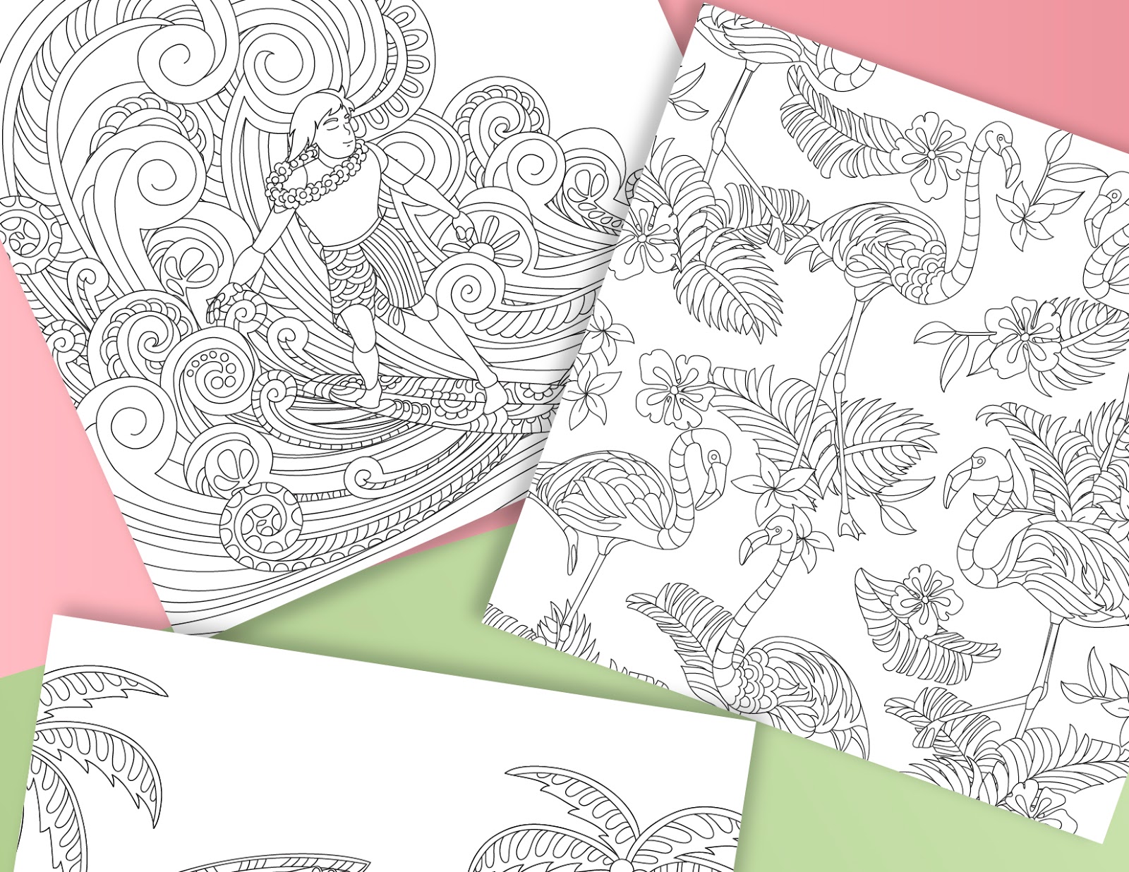 Aloha Hawaii Coloring Book