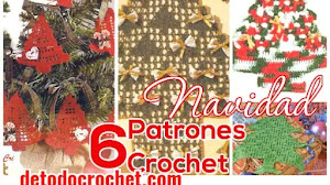 6 Patrones Crochet para Navidad