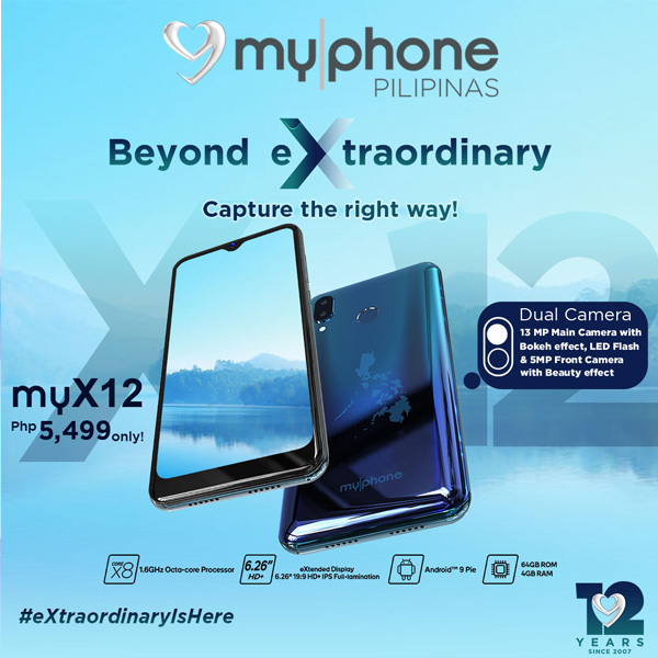 myPhone - myPhone X - myX12 - Octa-core android phone - affordable smartphone - dewdrop display - bokeh effect - Bacolod blogger - myX12 price - myX12 specs  - dual camera