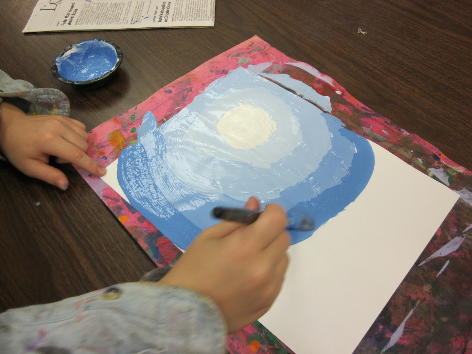 The Lenkerville Art Room: Wednesday Works - Tints, shades, and tones ...