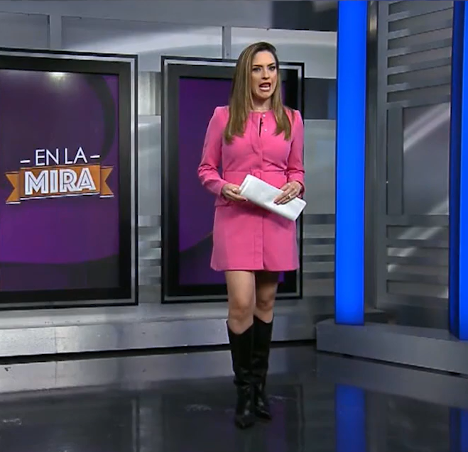 THE APPRECIATION OF NEWSWOMEN WEARING BOOTS BLOG MICHELLE GALVÁN WORE