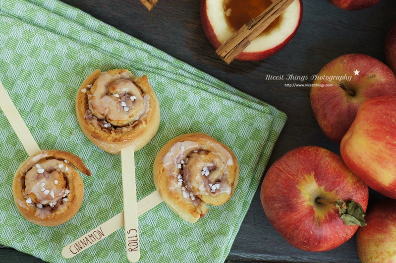 Apfel Zimt Schnecken: Zimtschnecken am Stiel und Punsch aus Apfel ...