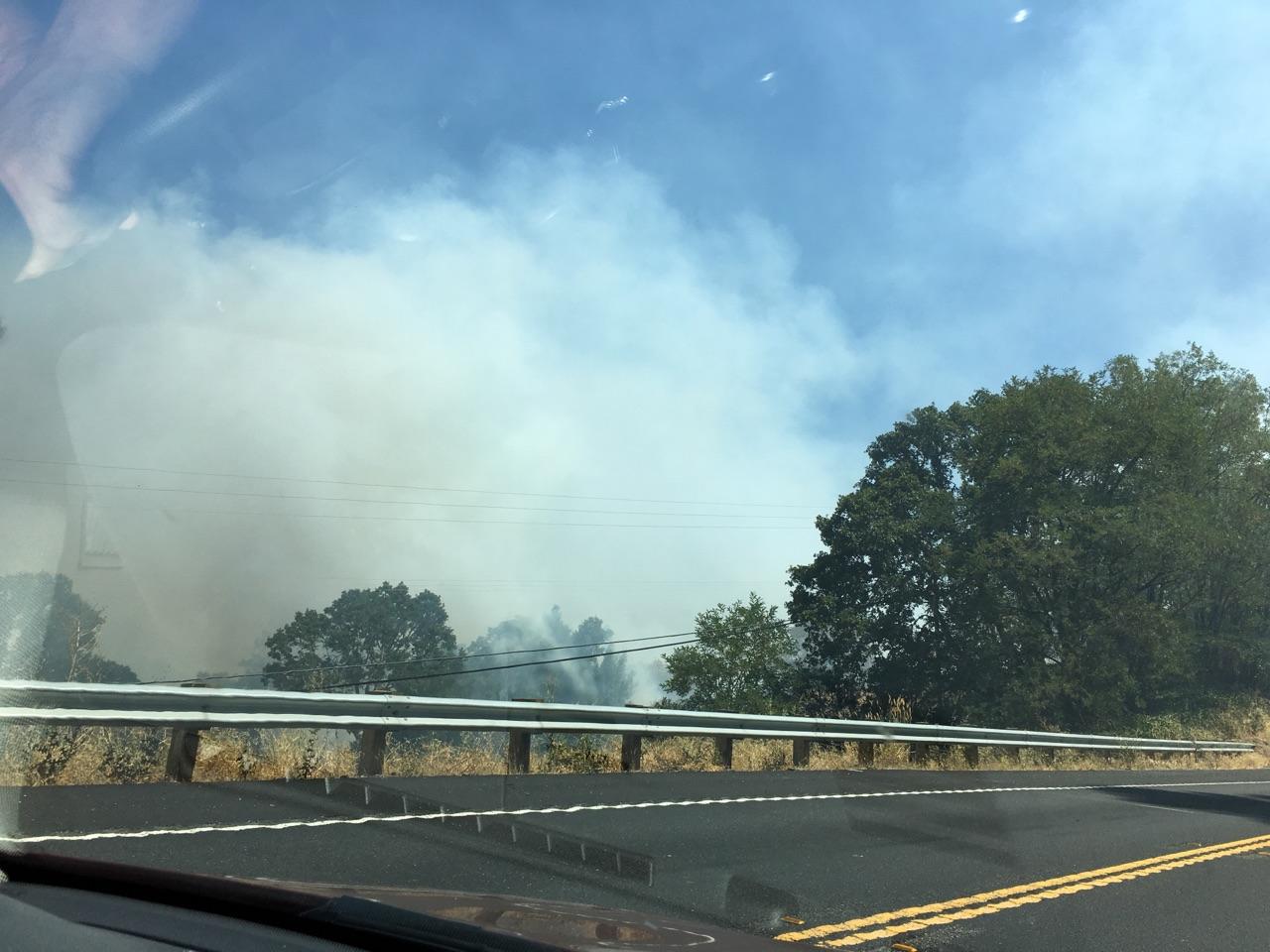 Words Worth Images of fire south of Laytonville