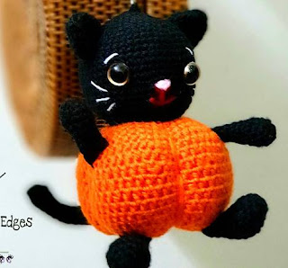 PATRON GRATIS GATO CALABAZA AMIGURUMI 46072