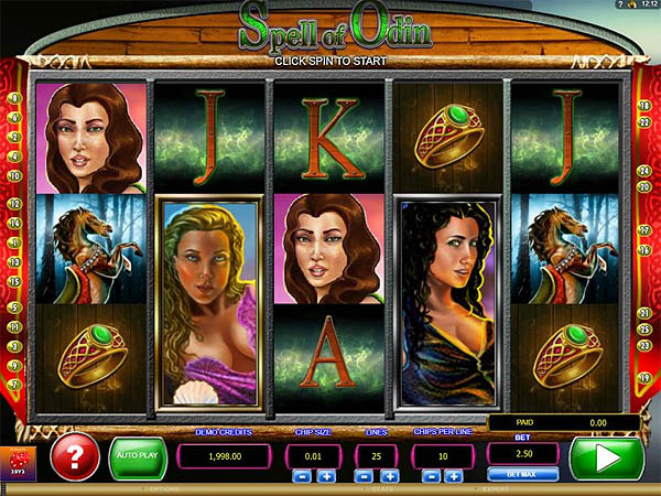 Slot Demo 2by2 Gaming Spell of Odin