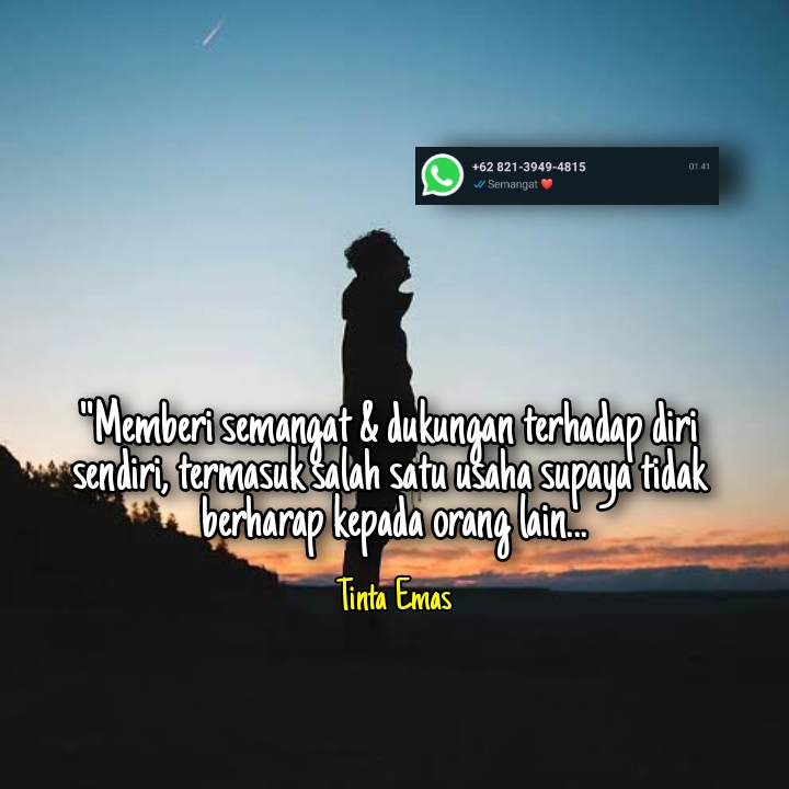 Jangan terlalu berharap kepada manusia