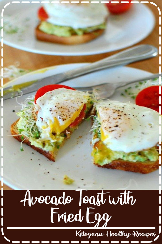 Avocado Toast with Fried Egg Hebbar's Kitchen