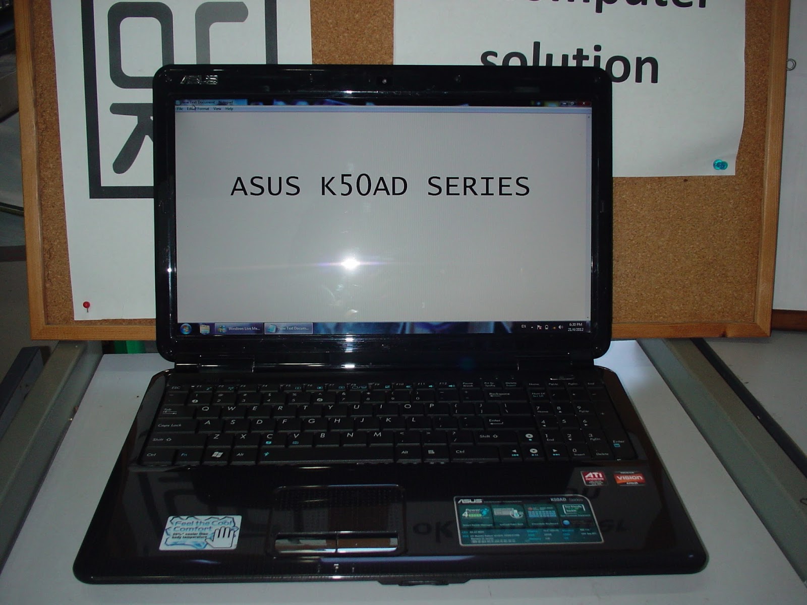OK COMPUTER SOLUTION Repair Laptop Asus A450C