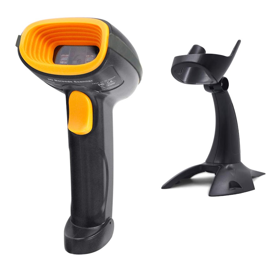 LENVII C800 2D Barcode Scanner with Stand