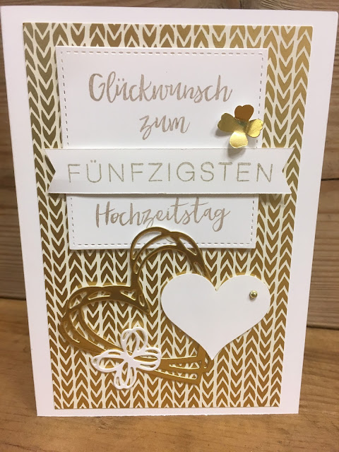 Tanjas Kreativwerkstatt Goldene Hochzeit