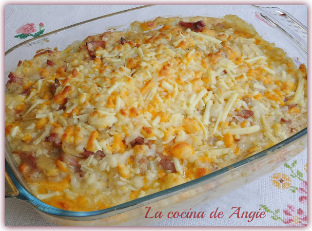 Coliflor Gratinada Con Beicon
