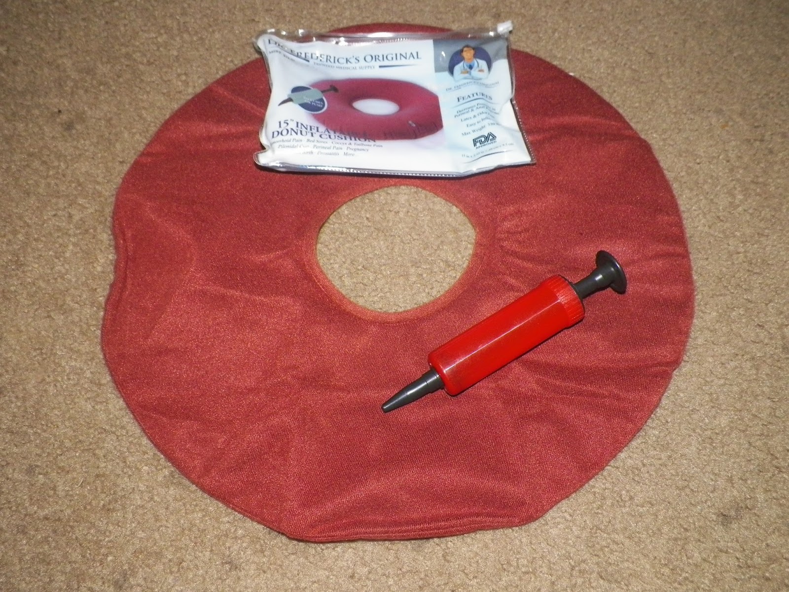 mygreatfinds Dr. Frederick's Original Inflatable Donut Cushion Review
